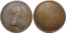 Bronzemedaille 1788 
Russische Münzen und Medaillen, Katharina II. (1762-1796). Bronzemedaille 1788 (späterer Abschlag) von V. Bezrodnoy und P. W. Ga...