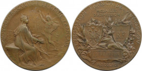 Bronzemedaille 1891 
Russische Münzen und Medaillen, Alexander III. (1881-1894). Bronzemedaille 1891, von L.O. Roty. Auf die französische Ausstellung...