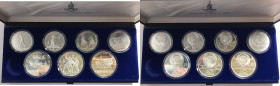 Set, 7 Münzen 1980 
Russische Münzen und Medaillen, Lots und Sammlungen Russische Münzen und Medaillen. UdSSR und Russland. Olympische Spiele in Mosk...