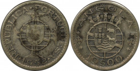 10 Dollars 1952 
Weltmünzen und Medaillen, Angola. 10 Dollars 1952. Silber. KM 73. Vorzüglich