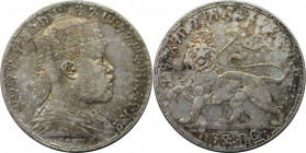 Birr 1895 
Weltmünzen und Medaillen, Äthiopien / Ethiopia. Menelik II. (1889-1913). Birr 1902-1903 (EE1895). Silber. KM 19. Fast Vorzüglich