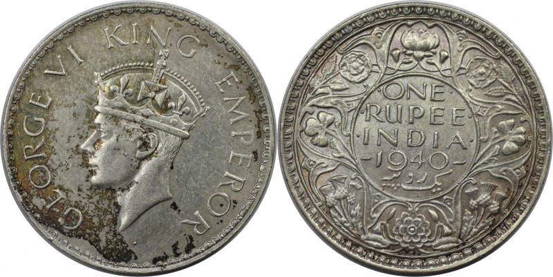 1 Rupee 1940 
Weltmünzen und Medaillen, Indien / India. Britisch Indien. Georg ...