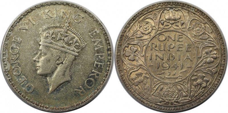 1 Rupee 1941 
Weltmünzen und Medaillen, Indien / India. Britisch Indien. Georg ...