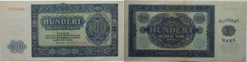 100 Mark 1948 
Banknoten, Deutschland / Germany. Deutsche Demokratische Republi...