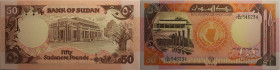 50 Pounds 1991 
Banknoten, Sudan. 50 Pounds 1991. P.48. I