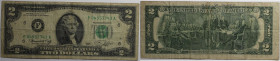 2 Dollars 1976 
Banknoten, USA / Vereinigte Staaten von Amerika, Federal Reserve Bank Notes. 2 Dollars 1976. III