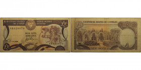 1 Pound 1989 
Banknoten, Zypern / Cyprus. 1 Pound 1989. P.53. III