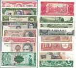 Lot von 8 Banknoten 1960-1987 
Banknoten, Lots und Sammlungen Banknoten. Uruguay: 100, 500 Pesos 1967 (P.47,48), Bolivia: 10 Pesos Bolivianos 1962 (P...