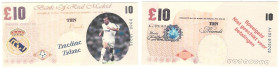 10 Pounds ND 
Banknoten, Fantasy Spielgeld / Fantasy play money. Serie Fußballhelden - Zinedine Zidane. 10 Pounds. Unc