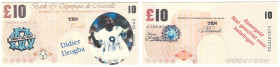 10 Pounds ND 
Banknoten, Fantasy Spielgeld / Fantasy play money. Serie Fußballhelden - Didier Drogba. 10 Pounds. Unc