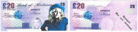20 Pounds ND 
Banknoten, Fantasy Spielgeld / Fantasy play money. Madonna. 20 Pounds. Unc