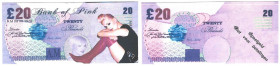 20 Pounds ND 
Banknoten, Fantasy Spielgeld / Fantasy play money. Pink. 20 Pounds. Unc