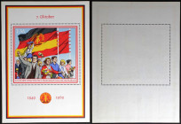 Block 29 1969 
Briefmarken / Postmarken, Deutschland / Germany. DDR. 7.Oktober / 20 Jahre DDR. Block 29 1969 **