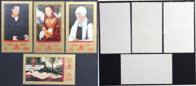 Set 4 Stück 1972 
Briefmarken / Postmarken, Deutschland / Germany. DDR. 500. Geburtstag des Malers Lucas Cranach der Ältere. Set 4 Stück 1972. Mich.-...