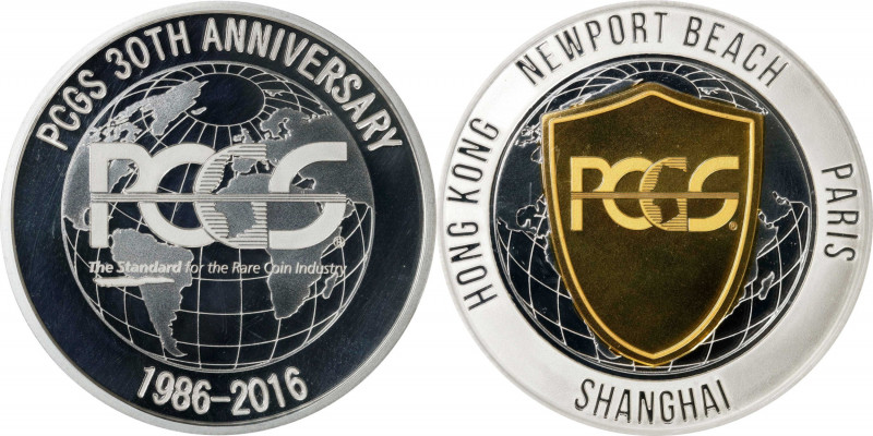 2016 PCGS 30th Anniversary Commemorative Medal. Silver. (PCGS). Retro OGH.
Deep...