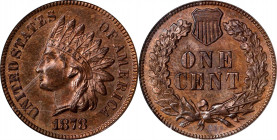 1878 Indian Cent. Proof-63 RB (PCGS). OGH.
PCGS# 2322. NGC ID: 229X.
Estimate: $0.00- $0.00