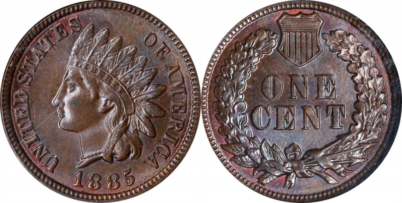 1885 Indian Cent. MS-64 BN (NGC).
PCGS# 2151. NGC ID: 228C.
Estimate: $0.00- $...