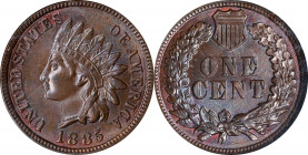 1885 Indian Cent. MS-64 BN (NGC).
PCGS# 2151. NGC ID: 228C.
Estimate: $0.00- $0.00