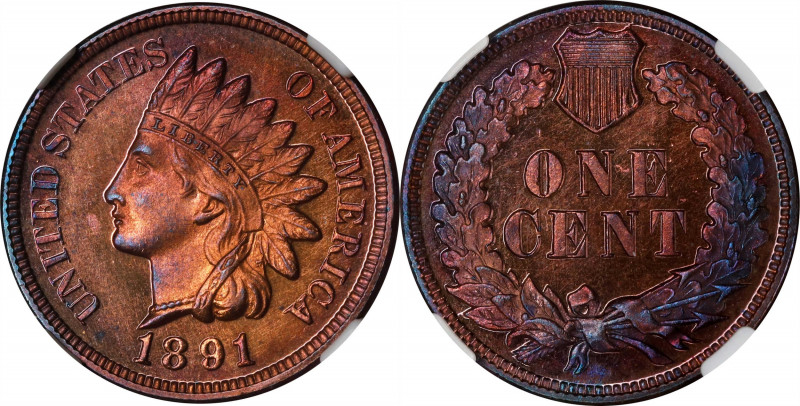 1891 Indian Cent. Proof-65 RB (NGC).
PCGS# 2361. NGC ID: 22AD.
Estimate: $0.00...