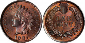 1901 Indian Cent. MS-64 BN (PCGS).
PCGS# 2208. NGC ID: 228W.
Estimate: $0.00- $0.00