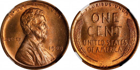 1909 Lincoln Cent. V.D.B. MS-65 RD (NGC).
PCGS# 2425. NGC ID: 22AZ.
Estimate: $0.00- $0.00