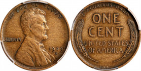 1909-S Lincoln Cent. V.D.B. EF-40 (PCGS).
PCGS# 2426. NGC ID: 22B2.
Estimate: $0.00- $0.00