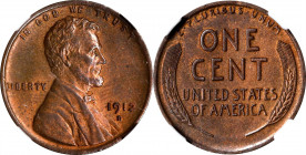 1912-D Lincoln Cent. MS-63 RB (NGC).
PCGS# 2454. NGC ID: 22BB.
Estimate: $0.00- $0.00