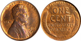 1916-D Lincoln Cent. MS-64 RB (PCGS).
PCGS# 2490. NGC ID: 22BP.
Estimate: $0.00- $0.00
