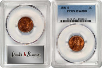 1931-S Lincoln Cent. MS-65 RB (PCGS).
PCGS# 2619. NGC ID: 22D4.
Estimate: $0.00- $0.00