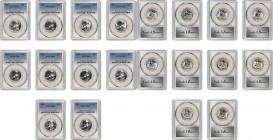 Lot of (20) Proof 1951 and 1952 Washington Quarters. (PCGS).
Included are: 1951: Proof-64; Proof-63; (2) Proof-62; Proof-61; Proof-60; 1952: (5) Proo...