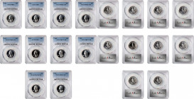 Lot of (20) Gem Proof 1960s 90% Silver Washington Quarters. (PCGS).
Included are: 1960: Proof-68 Cameo; 1962: Proof-67 Deep Cameo; (2) Proof-67 Cameo...