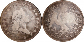 1795 Flowing Hair Half Dollar. O-131. Two Leaves. VG-10 (NGC).
PCGS# 39243. NGC ID: 24E7.
Estimate: $0.00- $0.00