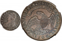 1818 Capped Bust Half Dollar. AU Details--Cleaned (NGC).
PCGS# 6113. NGC ID: 24F9.
Estimate: $0.00- $0.00