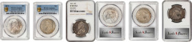 Lot of (3) Certified 1830s Capped Bust Half Dollars. Lettered Edge.
Included are: 1833 AU Details--Environmental Damage (PCGS); 1834 Large Date, Smal...