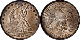 1873-CC Liberty Seated Half Dollar. Arrows. MS-63 (PCGS).
PCGS# 6344. NGC ID: 24L8.
Estimate: $0.00- $0.00