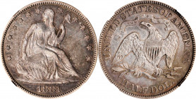 1881 Liberty Seated Half Dollar. EF Details--Obverse Graffiti (NGC).
PCGS# 6363. NGC ID: 24KU.
Estimate: $0.00- $0.00