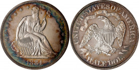 1884 Liberty Seated Half Dollar. Proof-64 (PCGS).
PCGS# 6445. NGC ID: 27UK.
Estimate: $0.00- $0.00