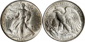 1936 Walking Liberty Half Dollar. MS-66 (PCGS).
PCGS# 6598. NGC ID: 24RM.
Estimate: $0.00- $0.00