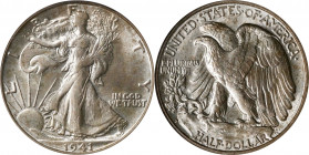 1941-S Walking Liberty Half Dollar. MS-64 (PCGS).
PCGS# 6613. NGC ID: 24S5.
Estimate: $0.00- $0.00