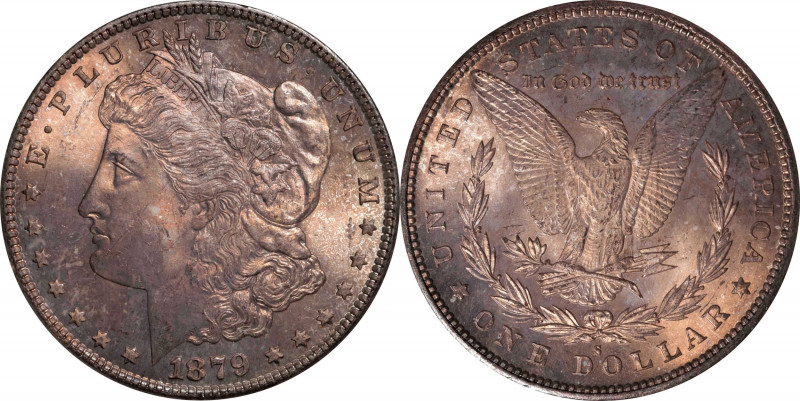 1879-S Morgan Silver Dollar. MS-65 (NGC).
PCGS# 7092. NGC ID: 253X.
Estimate: ...