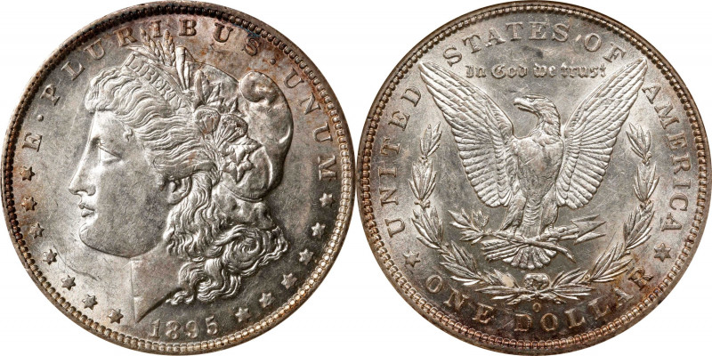 1895-O Morgan Silver Dollar. AU-58 (NGC).
PCGS# 7236. NGC ID: 255Y.
Estimate: ...