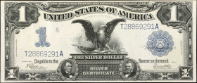 Fr. 236. 1899 $1 Silver Certificate. Choice Extremely Fine.
A popular Black Eagle Silver Certificate.
Estimate: $200.00- $300.00