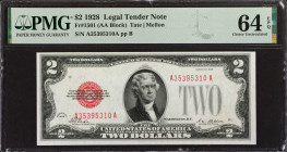 Fr. 1501. 1928 $2 Legal Tender Note. PMG Choice Uncirculated 64 EPQ.
Nearly Gem.
Estimate: $100.00- $150.00