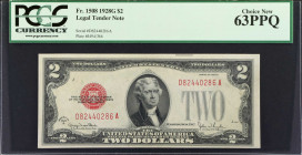 Lot of (2) Fr. 1508. 1928G $2 Legal Tender Notes. PCGS Currency Choice New 63 PPQ. Consecutive.
Consecutive.
Estimate: $80.00- $120.00