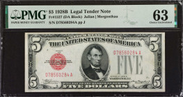 Lot of (2). Fr. 1527 & 1528. 1928B-28C $5 Legal Tender Notes. PCGS Currency New 62 PPQ & PMG Choice Uncirculated 63.
Estimate: $100.00- $150.00