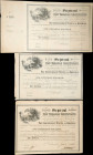 Lot of (3) Confederate Bonds. Ball 367 & 362. $1000 & $100. Fine.
Included in this lot are Ball 367 $1000 and two Ball 362 $100's, one of which is a ...