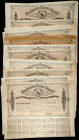 Lot of (13) Confederate Bonds. Act of February 17th, 1864. $500's & $1000's. Good to Fine.
A large offering of thirteen confederate bonds. Condition ...