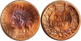 1881 Indian Cent. MS-64 RB (PCGS). OGH--First Generation.
PCGS# 2140. NGC ID: 2288.
Estimate: $0.00- $0.00