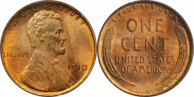 1910 Lincoln Cent. MS-65 RD (PCGS). OGH--First Generation.
PCGS# 2437. NGC ID: 22B5.
Estimate: $0.00- $0.00