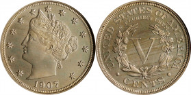 1907 Liberty Head Nickel. Proof-65 (NGC). OH.
PCGS# 3905. NGC ID: 278H.
Estimate: $0.00- $0.00